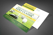 Golf Classic Postcard Template
