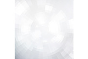 Abstract white shiny concentric