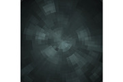 Abstract black shiny concentric