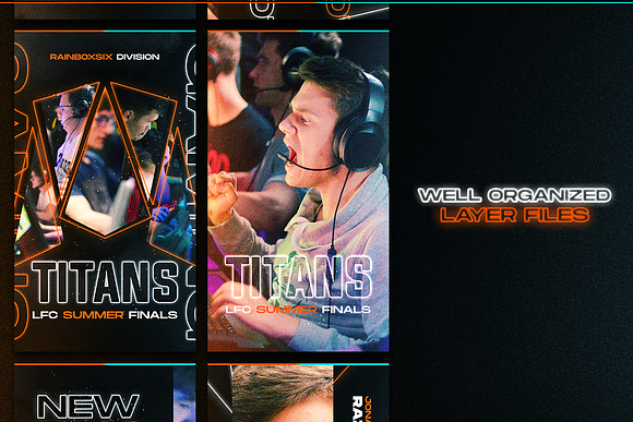 E - Sports Social Media Template in Instagram Templates - product preview 5