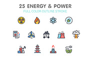 25 Energy & Power Color Icon