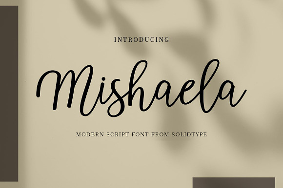 Mishaela Script in Script Fonts - product preview 5