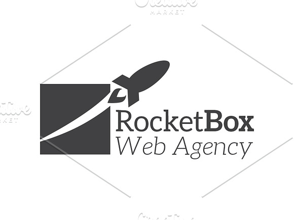 Rocket Box - Company Logo Template in Logo Templates - product preview 1