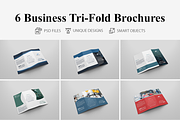6 Business Tri-fold Brochures