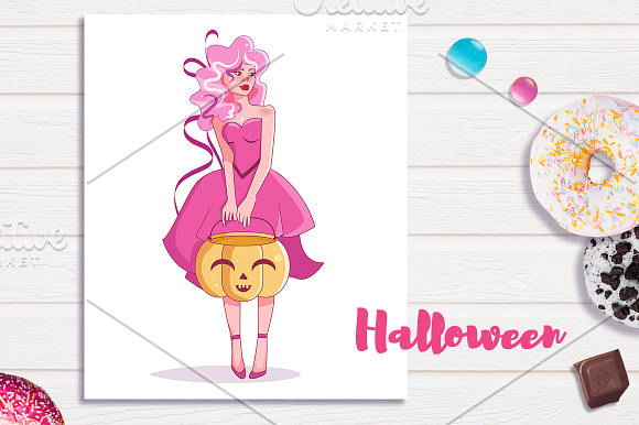 Witches. Halloween in Illustrations - product preview 1