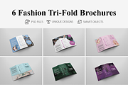 6 Fashion Tri-fold Brochures