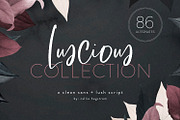 The Luscious Font Collection