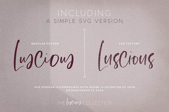 The Luscious Font Collection in Script Fonts - product preview 24