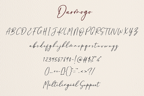 Darmogo Script in Script Fonts - product preview 9