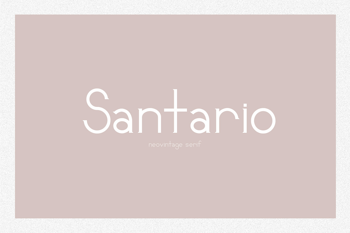 Santario | a serif font in Serif Fonts - product preview 8