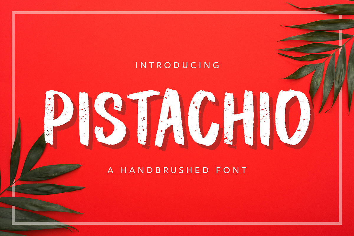 Pistachio Handbrushed Font in Display Fonts - product preview 8