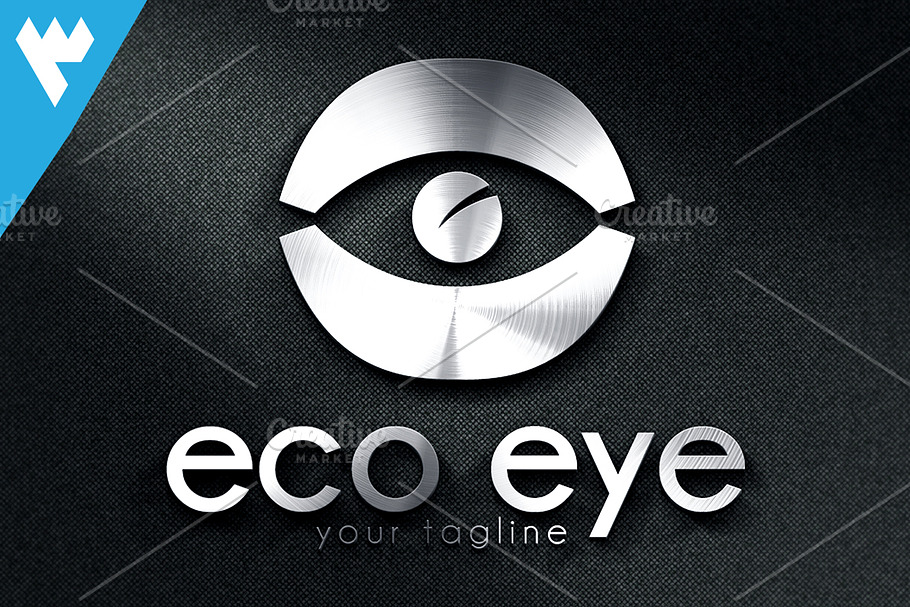 Eco Eye Logo in Logo Templates - product preview 8