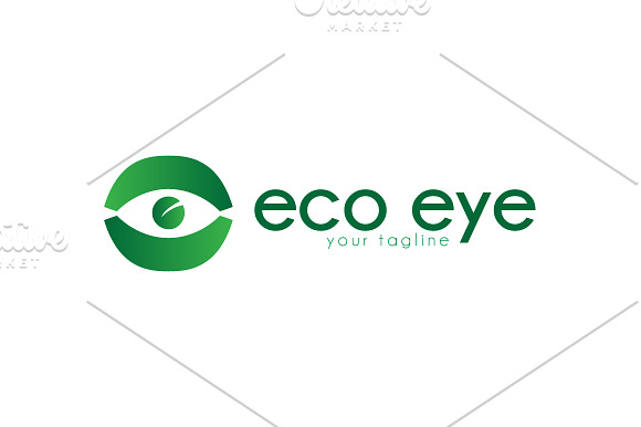 Eco Eye Logo in Logo Templates - product preview 3