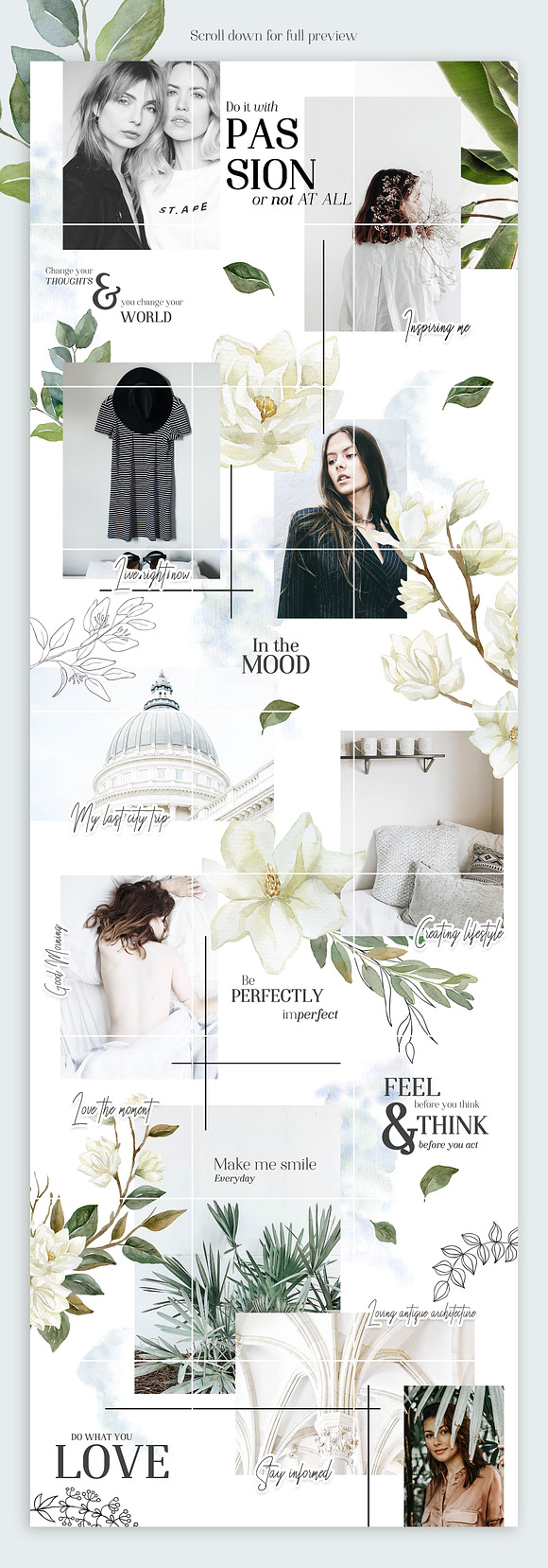 MAGNOLIA - Instagram Puzzle in Instagram Templates - product preview 2