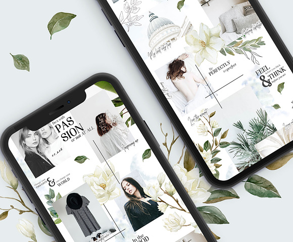 MAGNOLIA - Instagram Puzzle in Instagram Templates - product preview 3