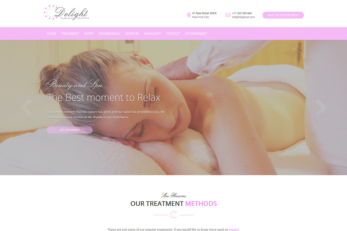 Delight - Balance of Body and Mind in Landing Page Templates - product preview 8