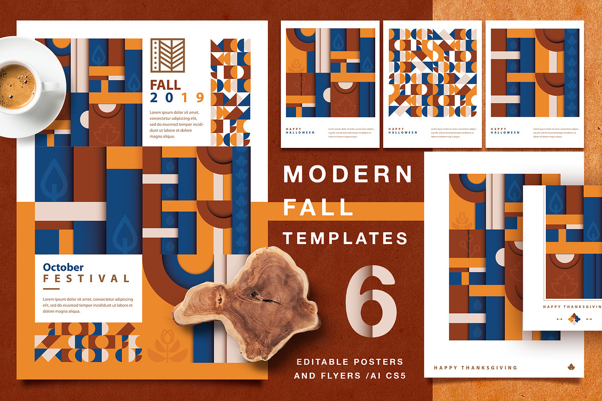 Modern Fall Templates in Flyer Templates - product preview 8