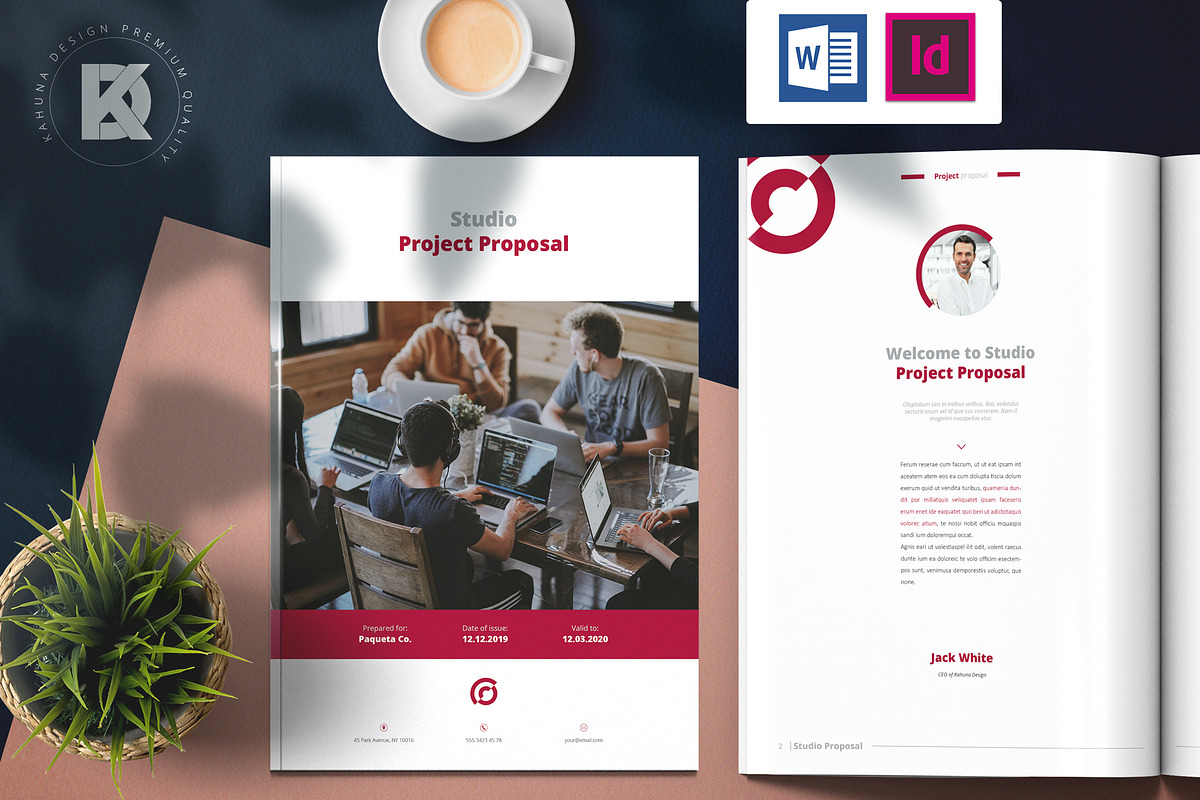 Project Proposal in Stationery Templates - product preview 8
