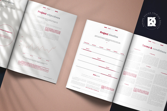 Project Proposal in Stationery Templates - product preview 9