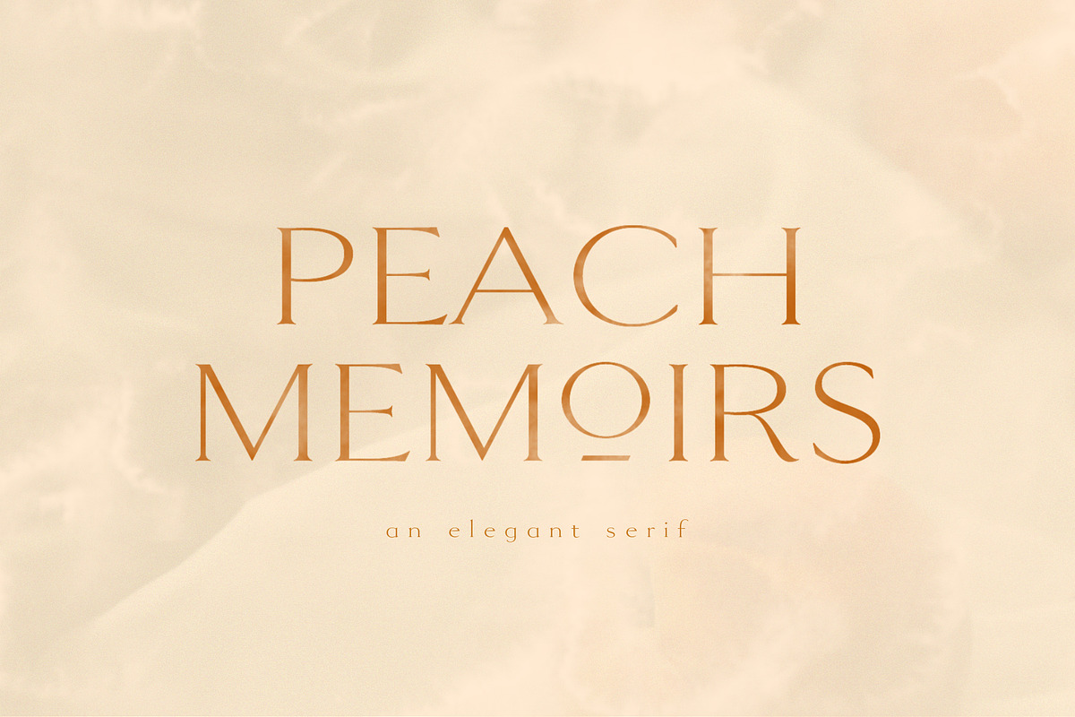 PEACH MEMOIRS | ELEGANT SERIF in Serif Fonts - product preview 8