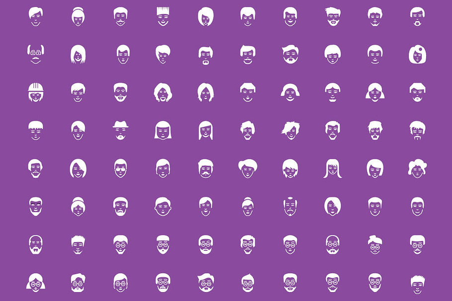 100+ Face Icons