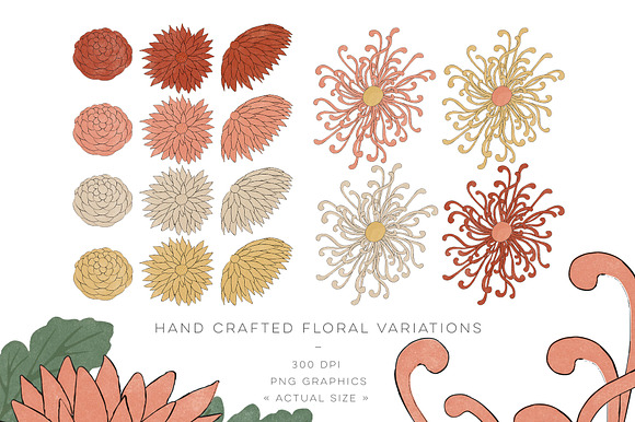 Vintage Japanese Flowers in Patterns - product preview 6