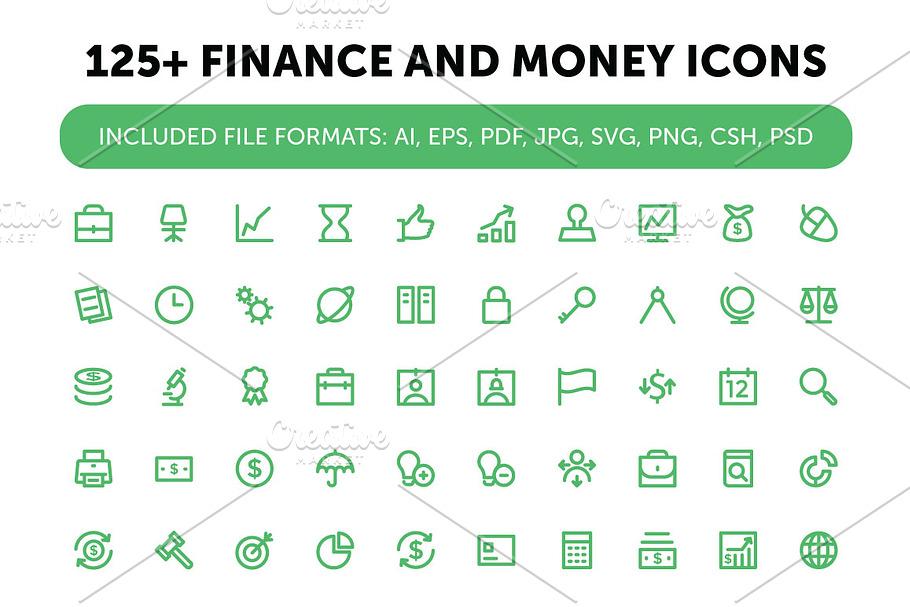 125+ Finance and Money Icons