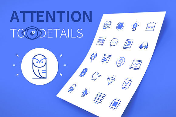 Business Line Design Icons Bundle in Business Icons - product preview 5