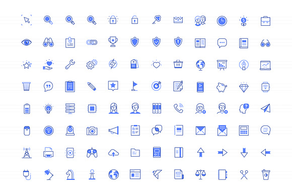 Business Line Design Icons Bundle in Business Icons - product preview 9