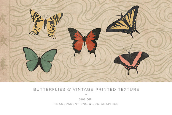 Vintage Japanese Flowers in Patterns - product preview 19