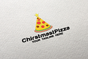 Christmast Pizza Logo