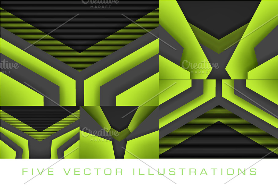 Vibrant abstract backgrounds in Patterns - product preview 8