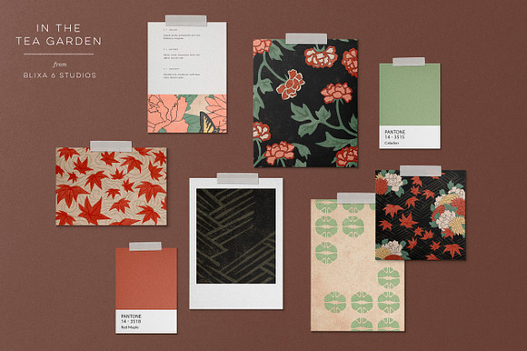In the Tea Garden: Japanese Graphics in Patterns - product preview 2