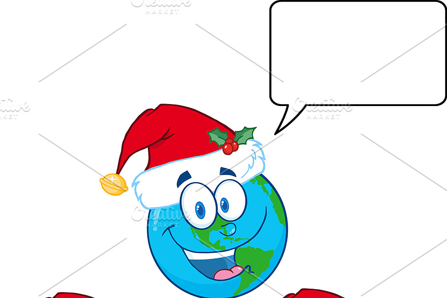 Happy Christmas Earth Collection in Illustrations - product preview 8