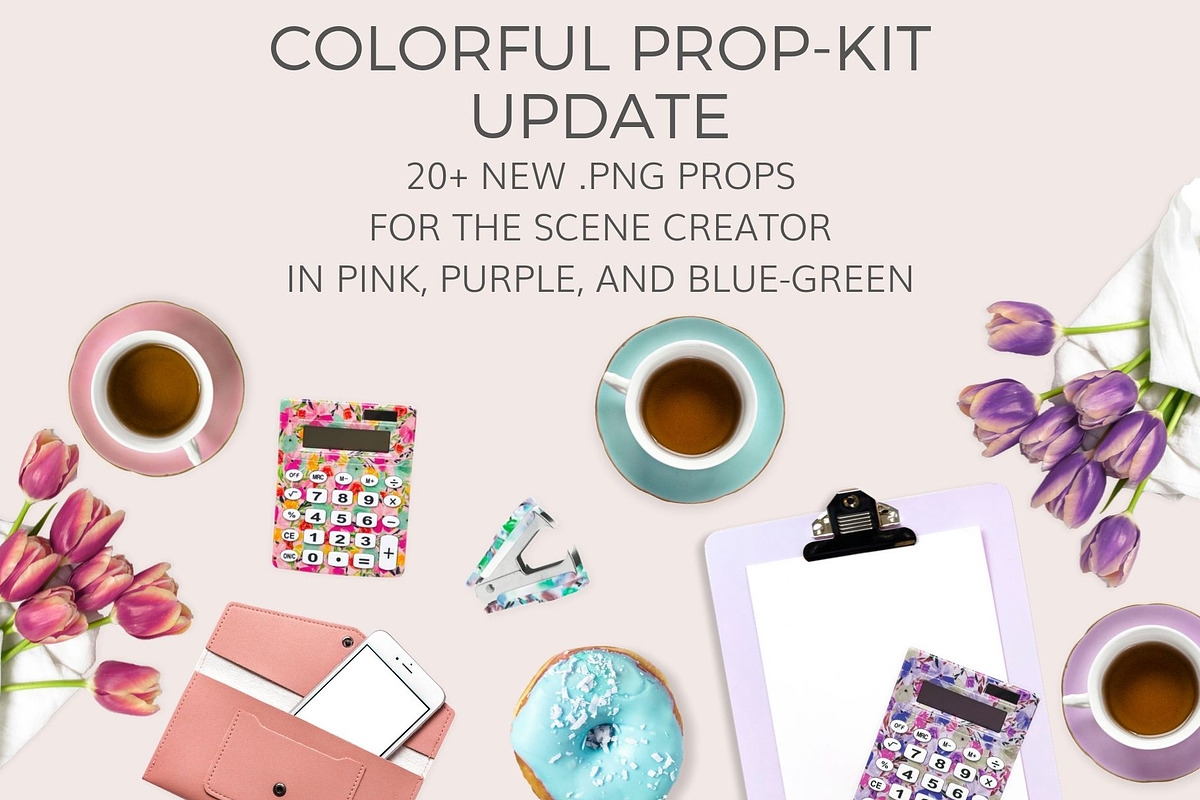Colorful Prop-Kit Update(20+ Images) in Scene Creator Mockups - product preview 8