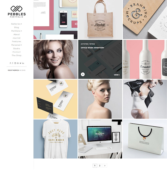 Pebbles Responsive Blogger Template in Templates - product preview 1