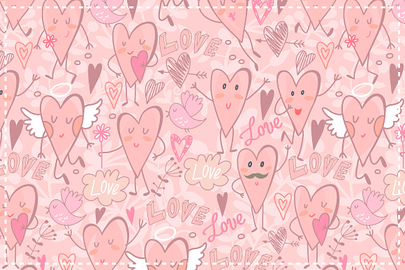 Funny hearts. in Illustrations - product preview 1