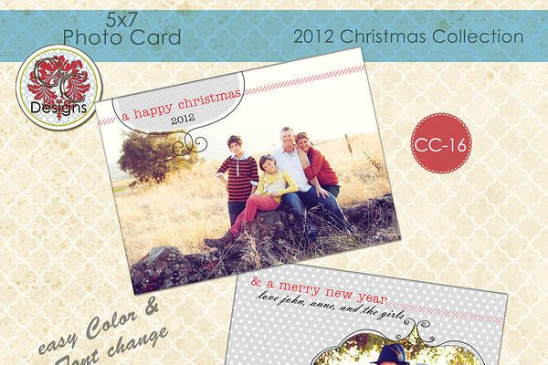Christmas Photo Card  CC-16