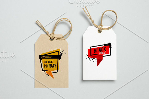 Black Friday Sales Templates Pack. in Illustrations - product preview 11
