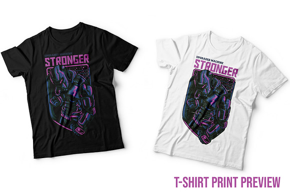 Stronger Robot Illustration in Illustrations - product preview 4