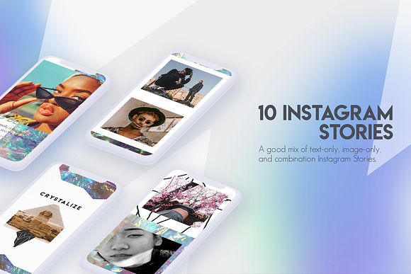 Crystalize Instagram Template in Instagram Templates - product preview 2