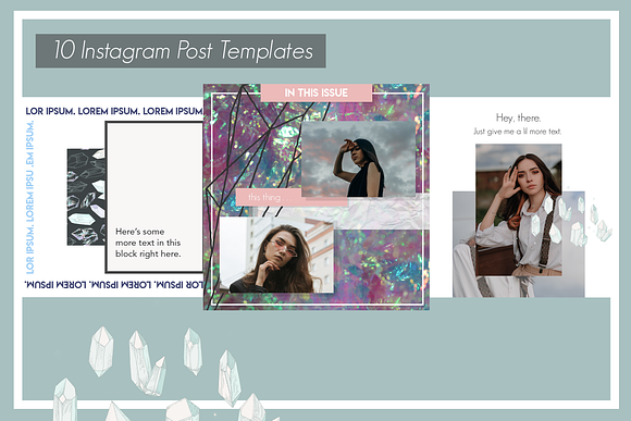 Crystalize Instagram Template in Instagram Templates - product preview 4