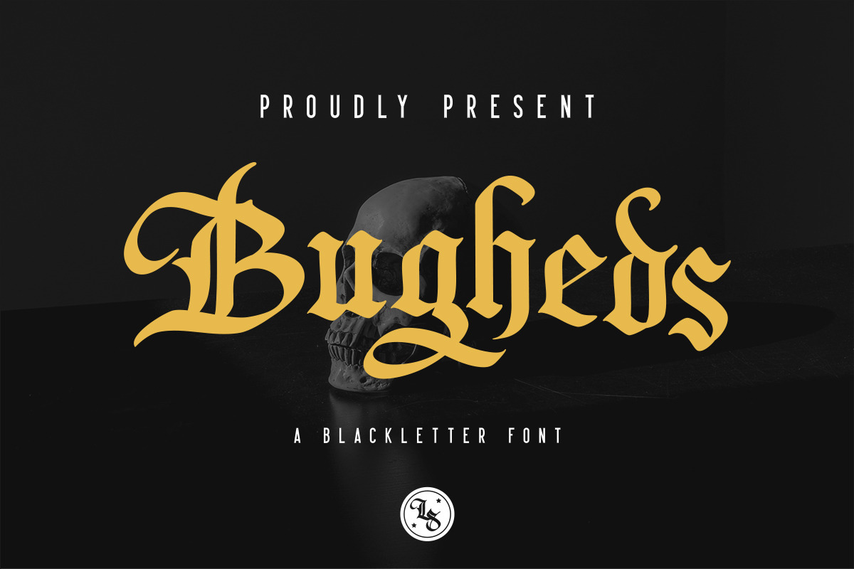 Bugheds - Blackletter Font in Blackletter Fonts - product preview 8