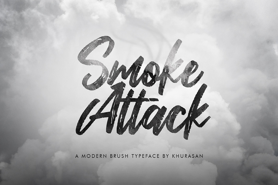 Smoke Attack in Script Fonts - product preview 8