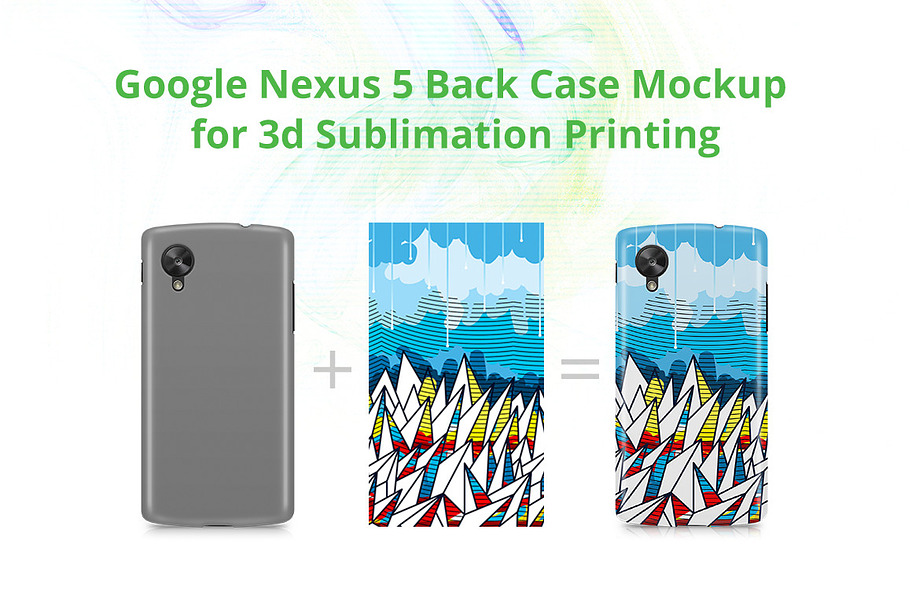 Nexus 5 3d Case Design Mockup