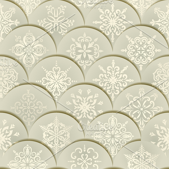 Winter set of seamless patterns in Patterns - product preview 1