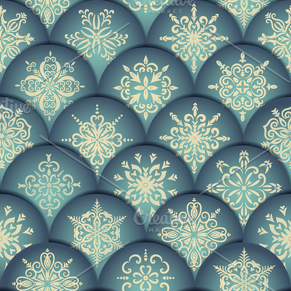 Winter patterns set, detailed in Patterns - product preview 2