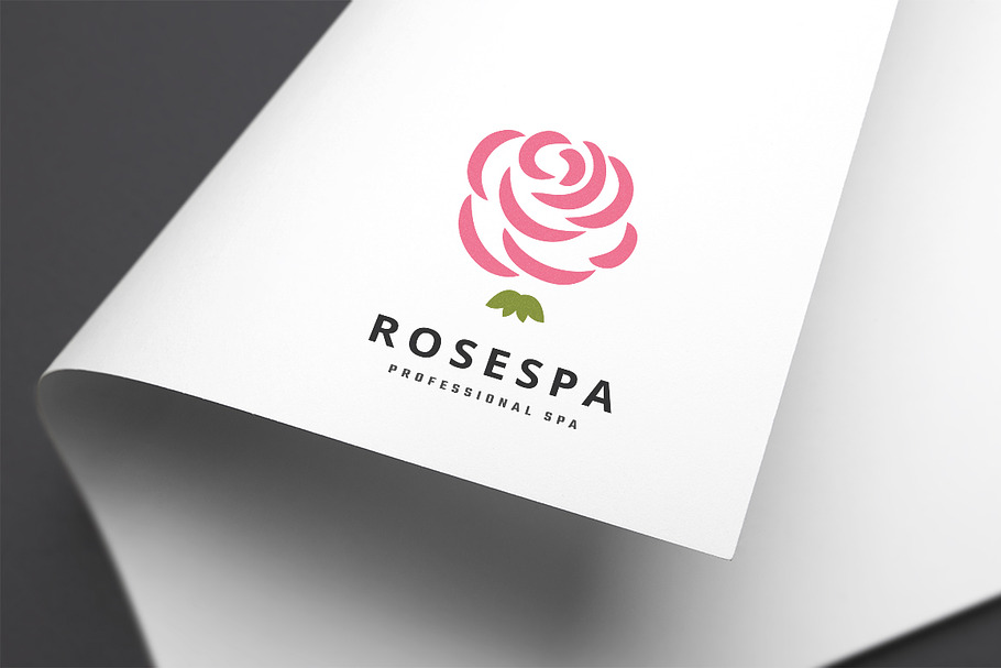 Rose Spa Logo in Logo Templates - product preview 8