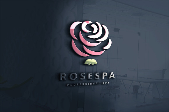 Rose Spa Logo in Logo Templates - product preview 2