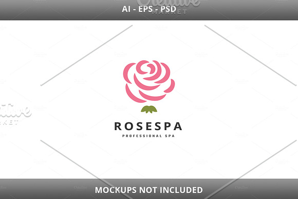 Rose Spa Logo in Logo Templates - product preview 3